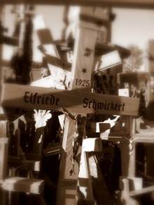 Cross from USA on Hill of crosses